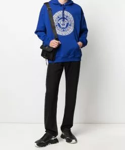 Versace Medusa logo-print hoodie