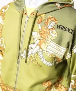 Versace Medusa Renaissance-print zipped hoodie