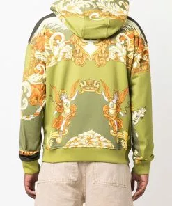 Versace Medusa Renaissance-print zipped hoodie