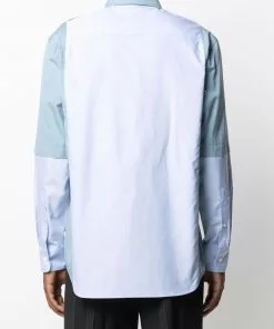 Versace patchwork poplin shirt