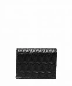 Versace quilted logo wallet