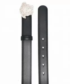 Versace La Medusa crystal-embellished belt