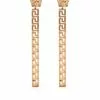 Versace Greca drop earrings