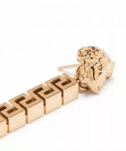 Versace Greca drop earrings