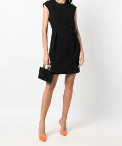 Versace Medusa cady minidress