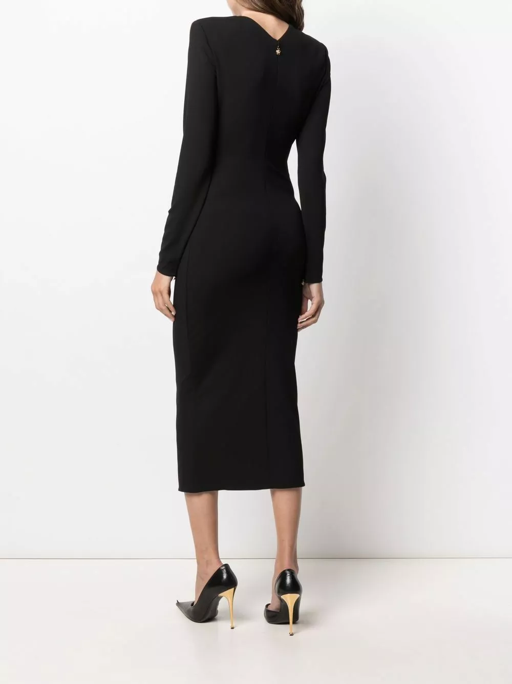 Versace Padded shoulder midi dress 6 Versace padded shoulder midi dress