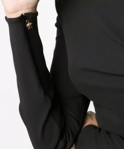 Versace Padded shoulder midi dress 13 Versace padded shoulder midi dress