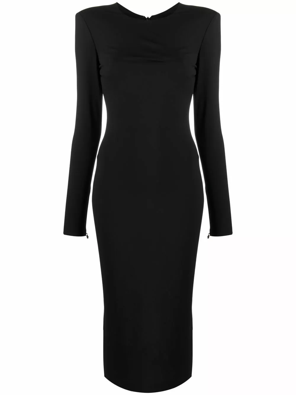 Versace Padded shoulder midi dress 3 Versace padded shoulder midi dress