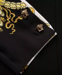 Versace Barocco print mid length dress 17 Versace Barocco-print mid-length dress