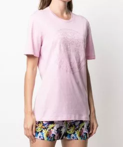 Versace Medusa crystal-embellished T-shirt