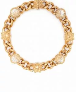 Versace Medusa Head chain necklace