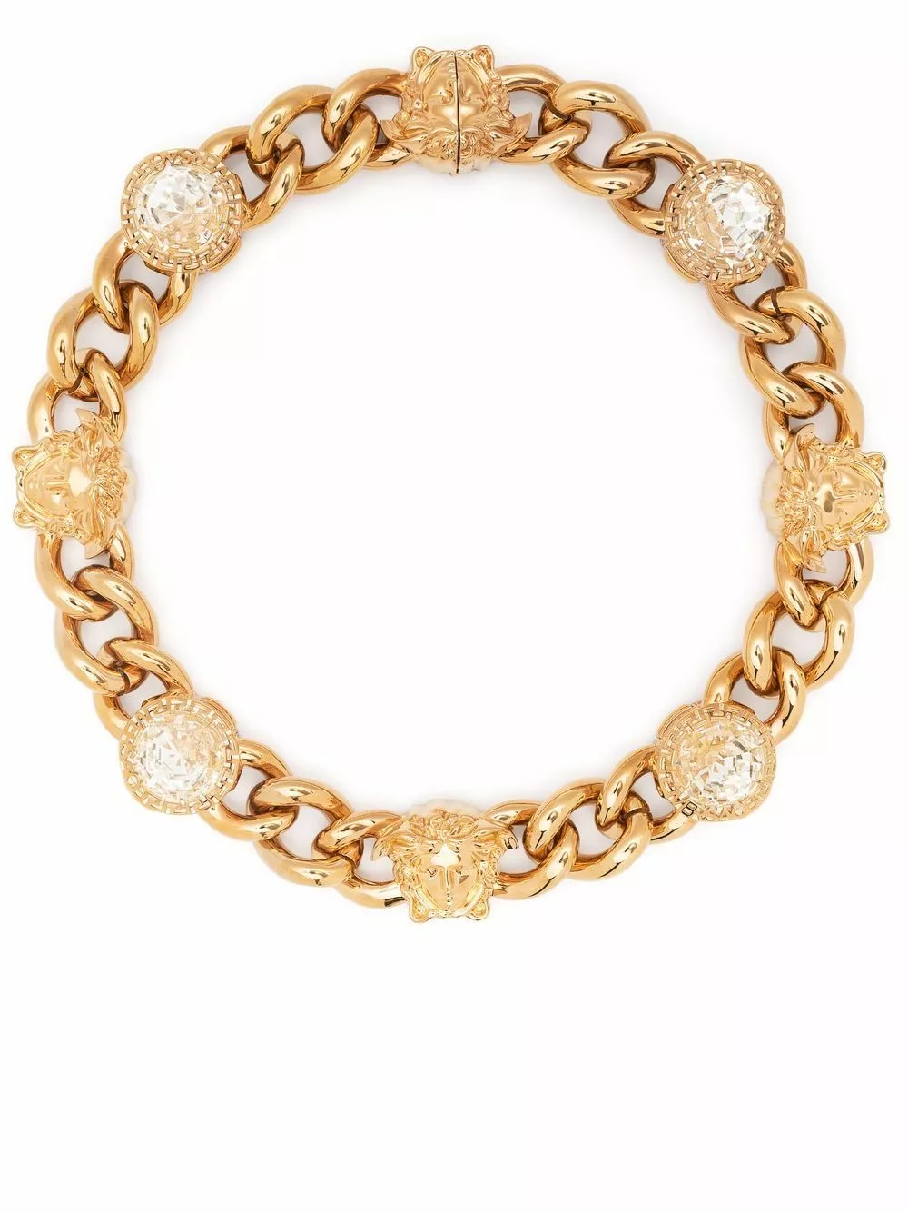 Versace Medusa Head chain necklace 3 Versace Medusa Head chain necklace