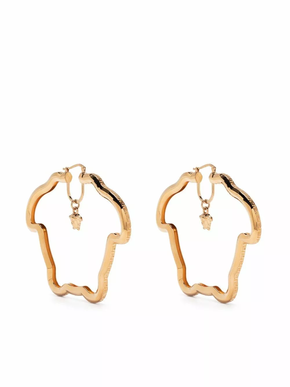 Versace Medusa Curve hoop earrings 3 Versace Medusa Curve hoop earrings