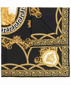 Versace Medusa-head motif scarf