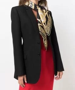 Versace Medusa-head motif scarf