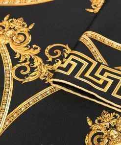 Versace Medusa-head motif scarf