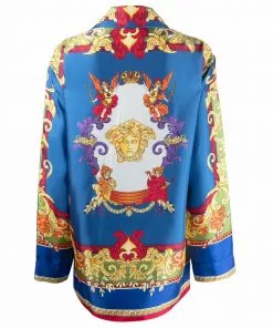 Versace Medusa Renaissance-print pajama top