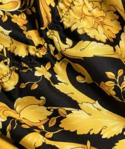Versace Barocco print silk bodysuit 7 Versace Barocco-print silk bodysuit