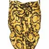 Versace Barocco-print silk bodysuit