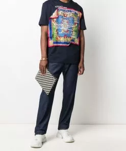 Versace Barocco-scarf T-shirt