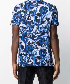 Versace Baroccoflage-print polo shirt