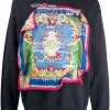 Versace scarf-detail long-sleeve sweatshirt