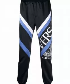 Versace logo-print sports trousers
