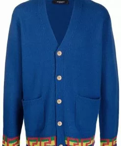 Versace Greca-trim cardigan