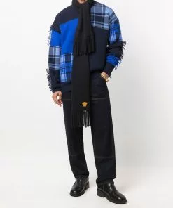 Versace patchwork-detail jumper