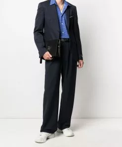 Versace logo-print poplin shirt