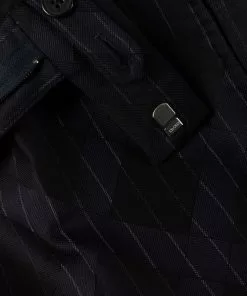 Versace rhombus-pattern pinstripe wool trousers