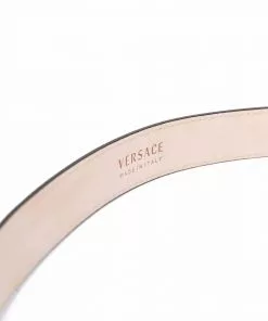 Versace Medusa-plaque leather belt