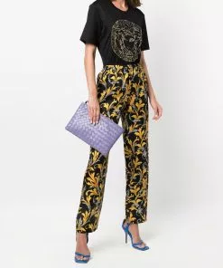 Versace Medusa Head crystal embellished T shirt 8 Versace Medusa Head crystal-embellished T-shirt