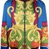 Versace Baroque print quilted bomber jacket 1 Versace baroque-print quilted bomber jacket
