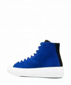 Versace Greca high-top lace-up sneakers