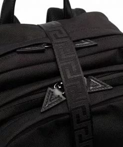 Versace multi-pocket zip-around backpack