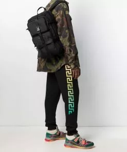 Versace multi-pocket zip-around backpack
