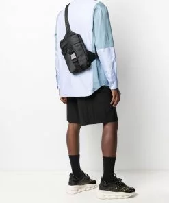 Versace buckle-front belt bag