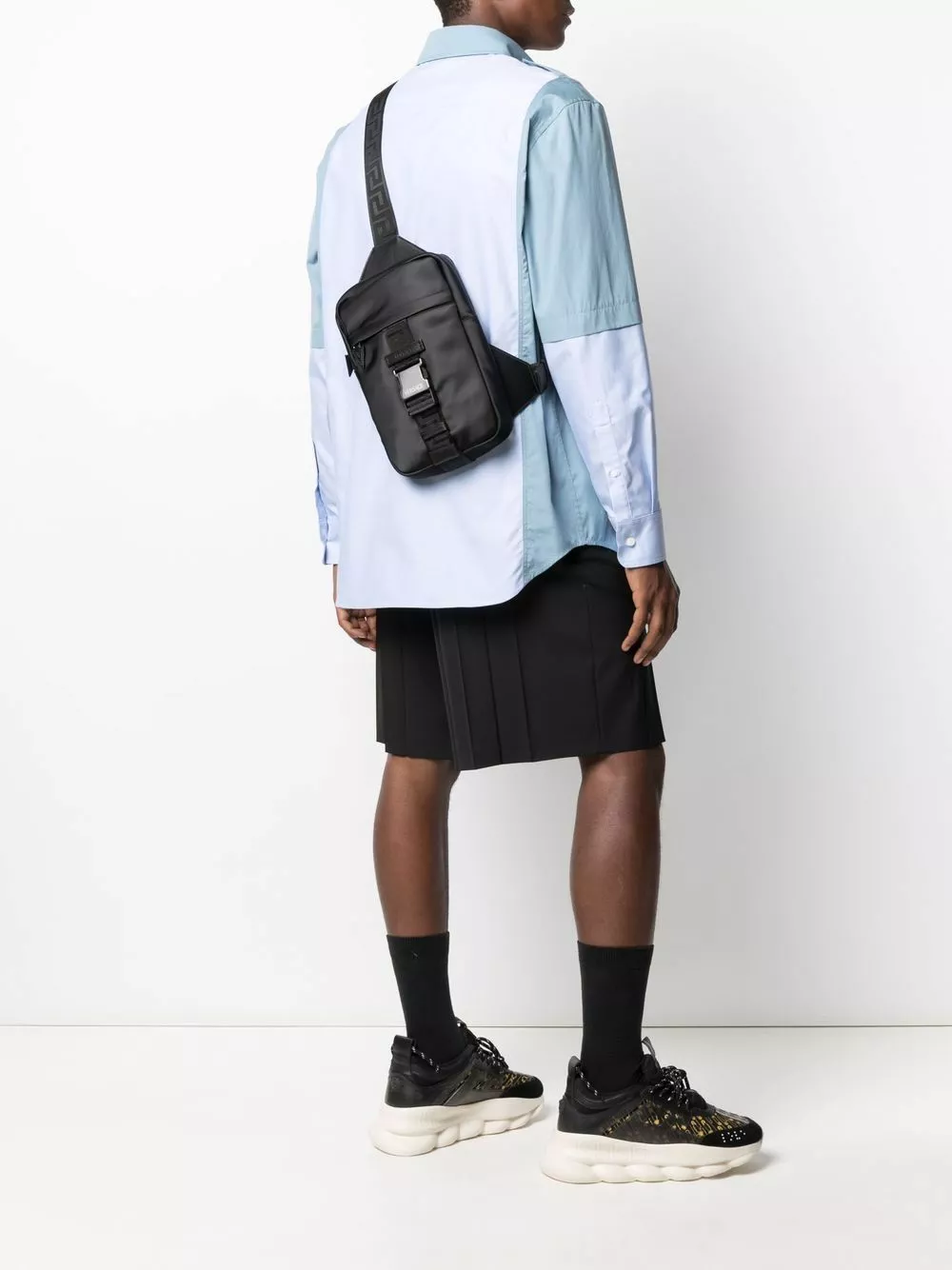 Versace Buckle front belt bag 4 Versace buckle-front belt bag