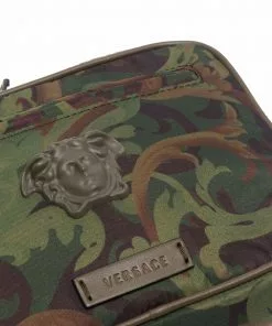 Versace La Medusa Baroccoflage-print belt bag