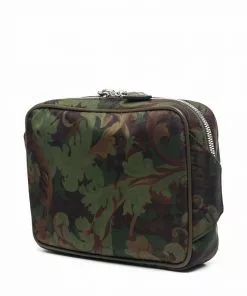 Versace La Medusa Baroccoflage-print belt bag