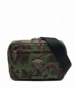 Versace La Medusa Baroccoflage-print belt bag