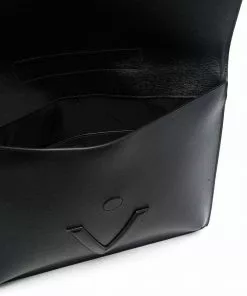 Versace logo-plaque clutch bag