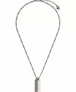 Versace chain-detail pendant necklace