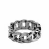 Versace chain-link detail ring