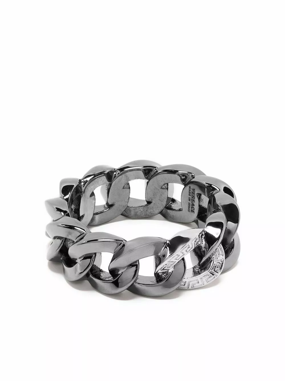 Versace Chain link detail ring 3 Versace chain-link detail ring