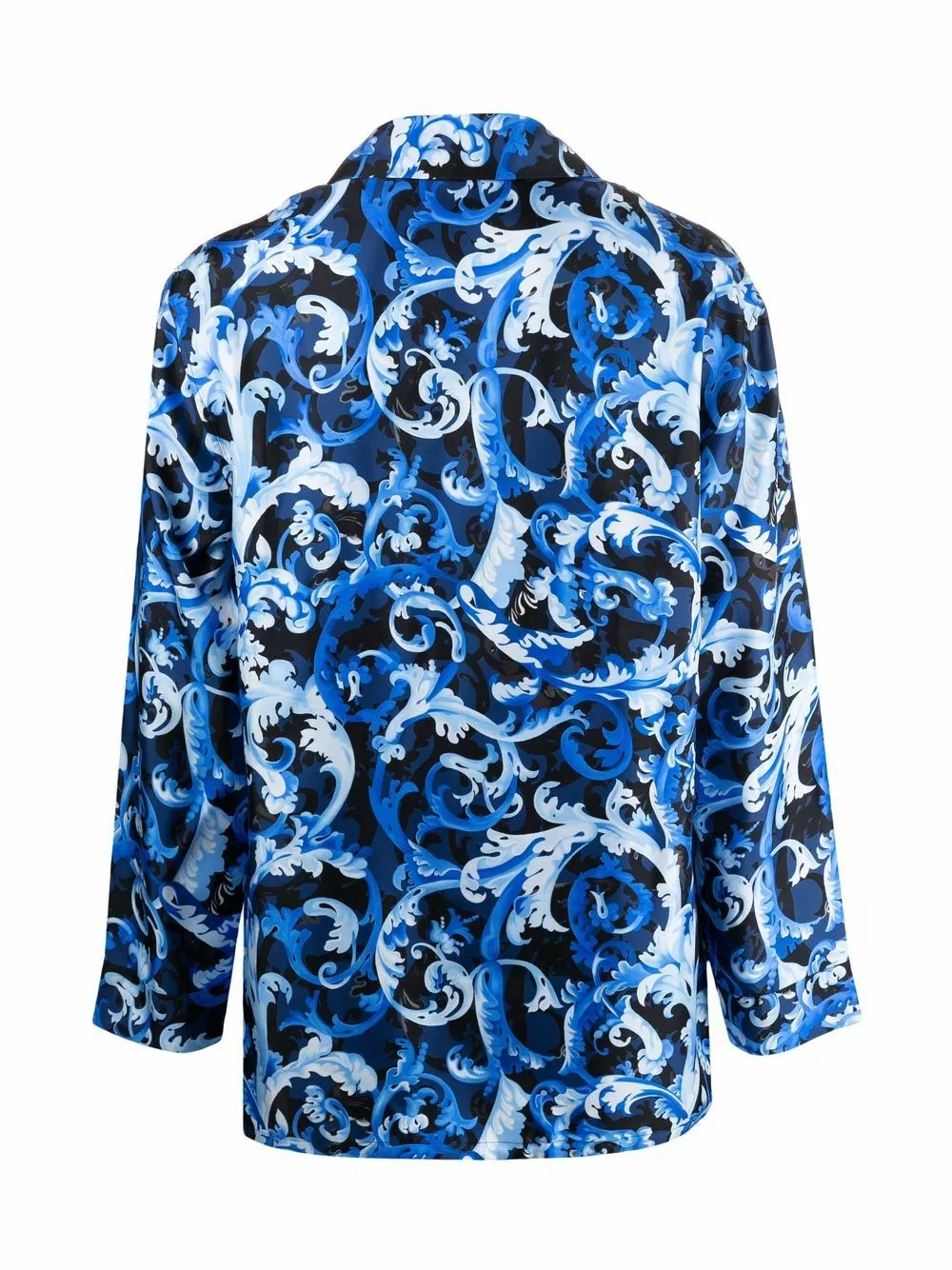 Versace Baroccoflage print silk pajama shirt 4 Versace Baroccoflage-print silk pajama shirt