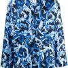 Versace Baroccoflage-print silk pajama shirt