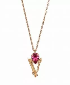 Versace Barocco V pendant necklace