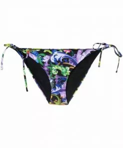 Versace Baroccoflage print bikini bottoms